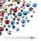 3456 Pieces Mix Size Flatback Rhinestones Glass Charms Diamantes Gems Stones for Nail Art Crafts Face Art (Mix SS3 4 5 6 8 10, Multicolor)